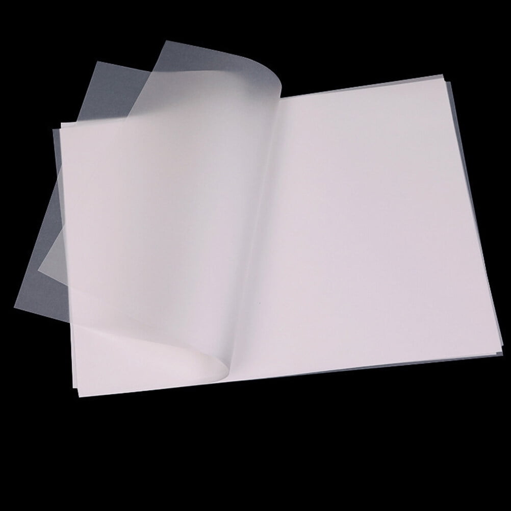 Hemoton 200 PCS Papers Tracing Papers Calligraphy Copy Papers for DIY Engineering Drawing (A4)