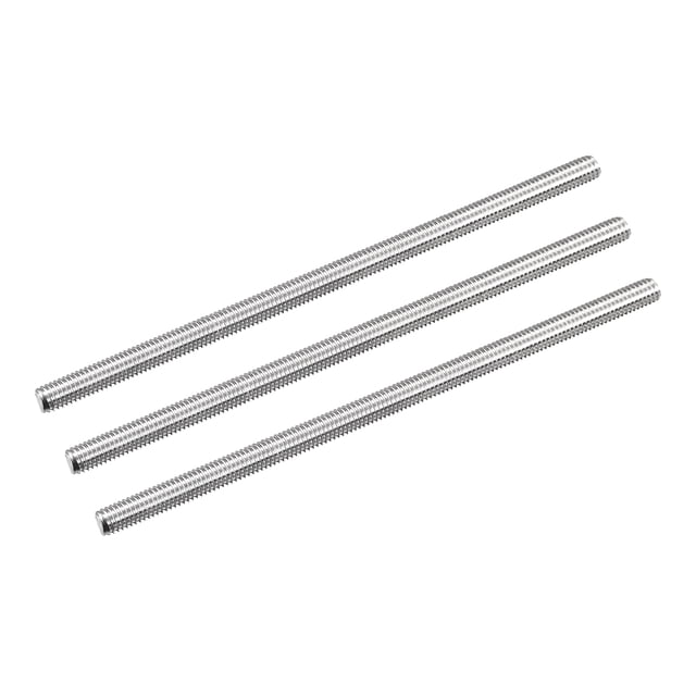 Unique Bargains Fully Threaded Rod M5 x 110mm 0.8mm Thread Pitch 304 Stainless Steel Right Hand Threaded Rods Bar Studs 3 Pack