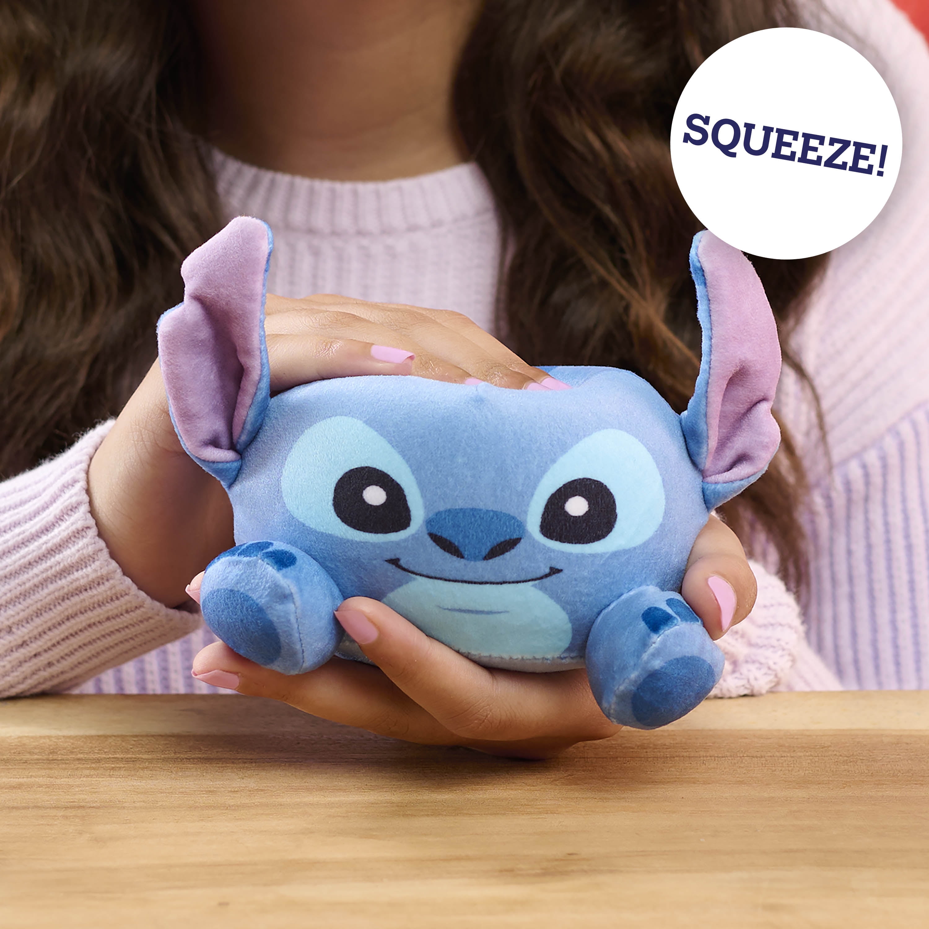 Disney Stitch Small 9 Ounce Weighted Plush Stuffed Animal, Kids Ages 3 and up