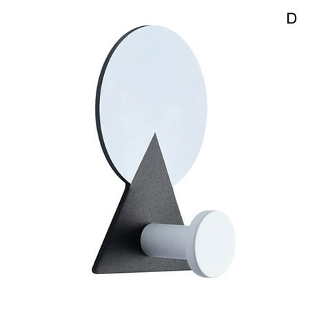 

Iron Geometric Hook Non Marking Adhesive Wall Mounted Decorative for Bedroom