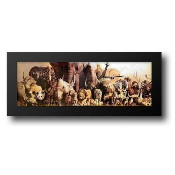 Noah's Ark 40x16 Framed Art Print by Takino, Haruko