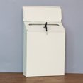 thumbnail image 2 of LEEYNEER Office Wall Mount Mailbox  Medium  Black  Metal  Locking  Key Drop Box  Weatherproof, 2 of 6