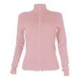 thumbnail image 2 of Sueter Mujer Moda Sweater Dama Abierto Cierres Abrigo Ligero LOLE  Sueter, 2 of 3