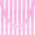 thumbnail image 1 of Uxcell Guirnalda de Cuatro Hojas de 9.8 pies, Paquete de 9 Guirnaldas de Flores de Papel de Seda Colgantes Reutilizables, Rosa Claro, 1 of 7