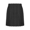 thumbnail image 5 of asdoklhq Women's Plaid Mini Skirts Trendy Fashion Women's Casual Printed Zipper Versatile and Comfortable Spring and Summer Skirt Black S, 5 of 6