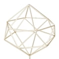 thumbnail image 5 of 9" x 22" Gold Marble Geometric Sculpture with Marble Base, by CosmoLiving by Cosmopolitan, 5 of 8