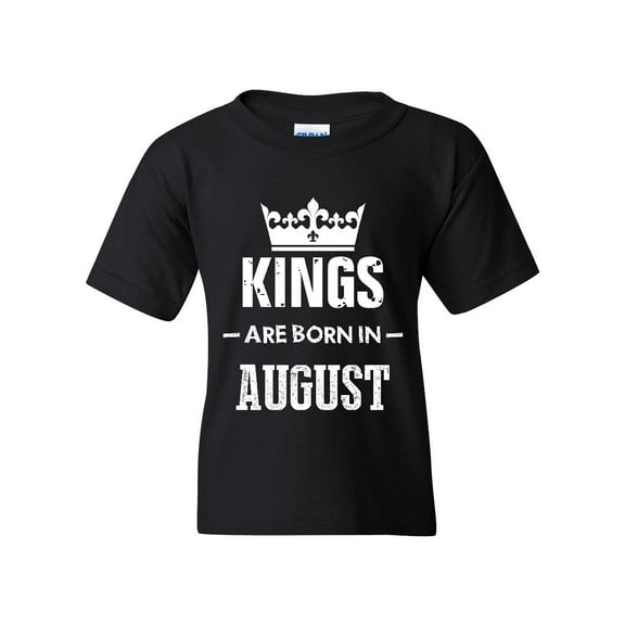 Artix - Big Boys T-Shirts and Tank Tops - Birthday Gift Kings Are Born In August