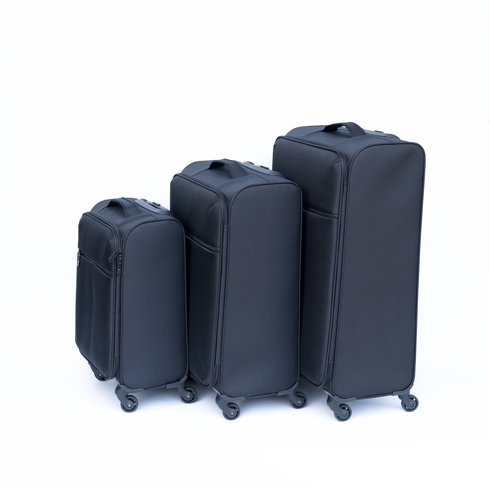 Hardside Luggage, Oxford cloth suitcase black(No password lock), Black Hardside Suitcase,Oxford Fabric Hardside Carry On Luggage, Travel Luggage Hard Case Luggage Oxford cloth suitcase black(No passw