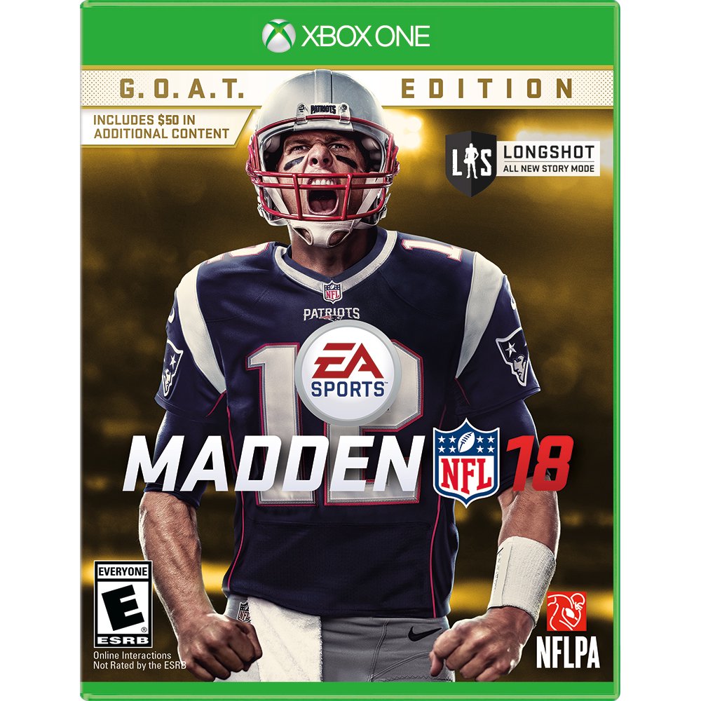 Madden NFL 18 G.O.A.T. Edition, Electronic Arts, Xbox One, 014633738094
