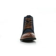 thumbnail image 3 of Polar Fox Wright MPX808583A Men's 7-Eyelets Classic Dress Boots with Zipper Closure, in Blue Taupe, Men's Size 12, 3 of 8