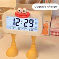thumbnail image 6 of Fun Cartoon Sausage Lip Alarm Clock for Enhancing Time Management LCD Display Night Light Battery Operated Table Clock, 6 of 8