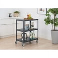 thumbnail image 4 of Trinity  Metal Utility Cart 30x18x36 Grey, 4 of 5