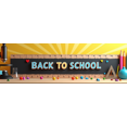thumbnail image 3 of School Supplies Themed Backdrop Banner with Books Apple Microscope and Ruler for Back to School Party Decorations Photography Props Classroom Decor Background, 3 of 3