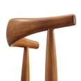 thumbnail image 5 of Modway Tracy 18" Modern Wood/Leather Dining Side Chair in Black/Brown, 5 of 10