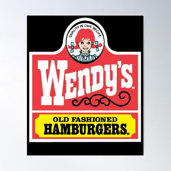 Wendy'S Retro Poster Wall Art, Modern Wall Decor For Living Room Bedroom, 8x12 UNFRAMED