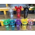 thumbnail image 2 of Mouse Ear Tumbler Water Bottle - Freefalling Design - Reuseable Plastic Cup w/Dome Lid and Straw - Order Includes 1 Bottle - Mouse Water Bottle Collection (Transparent), 2 of 2