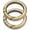 Brushed Brass, variant on CRAFTME STUDIO Silver 2" Spring O-Ring Clip (2pcs) – Trigger Snap Opening Buckle for Purse, Charm & Bag Hardware (SCOS)