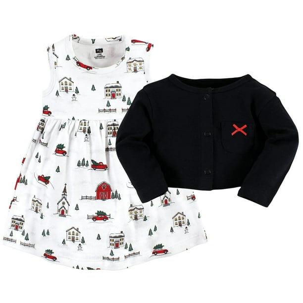 Baby dress with cardigan outlet