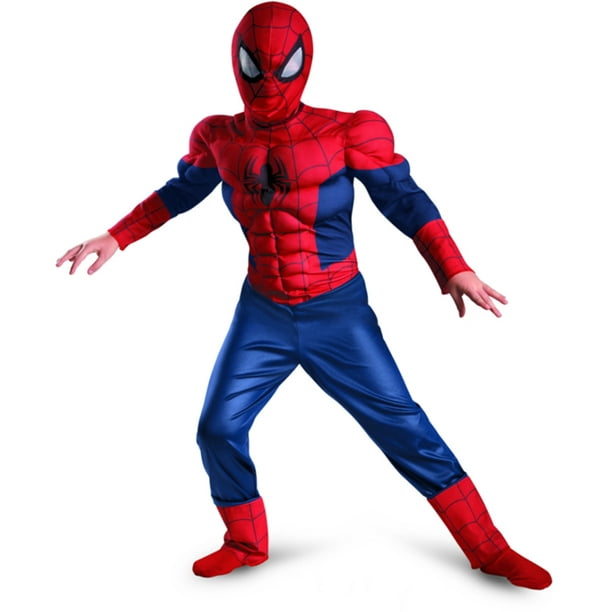Child Ultimate Spider-Man Muscle Chest Costume - Walmart.com - Walmart.com