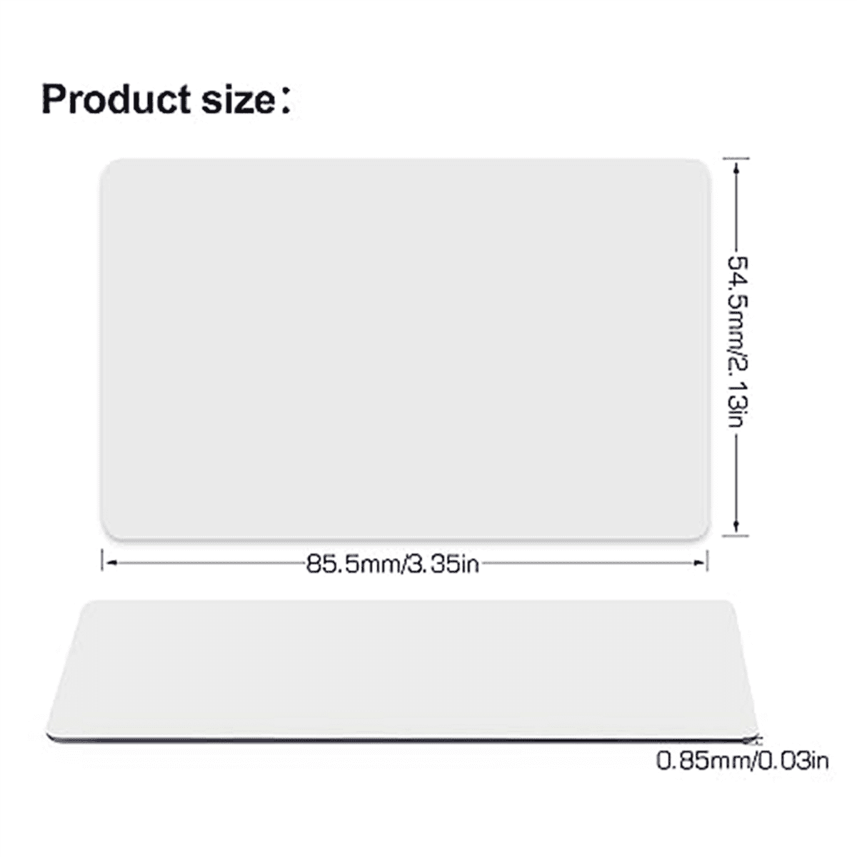 100 PCS NFC Cards Blank 215 NFC Cards 215 Tags Rewritable NFC Cards 504 Bytes Memory for All NFC Enabled Device