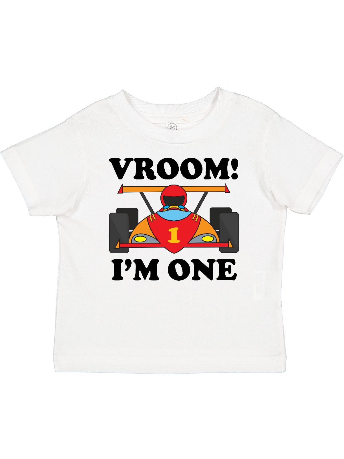 Inktastic 1st Birthday Racing Car Boys Gift Baby Boy T-Shirt