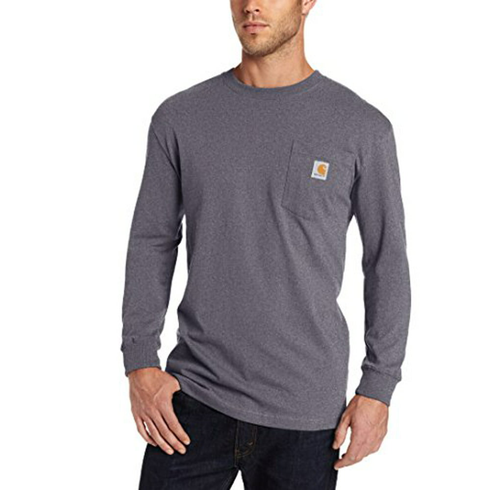 Carhartt - Carhartt Men's Workwear Pocket Long Sleeve T-Shirt - Walmart ...