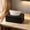 Black, variant on Plastic Tissue Box Holder, Multi-Purpose Desktop Refillable Tissue Storage Organizer for Home, Office, Hotel or Car, Detachable Lid, Wide Mouth Design