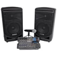 thumbnail image 2 of Samson Expedition 8" Church Speakers+Mixer+Mic+Stands For Church Sound Systems, 2 of 11