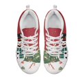 thumbnail image 2 of chaqlin Christmas Snowman Sneakers for Women Men Size 11 Breathable Lace Up Running Shoes Casual Low Top Walking Shoes Outdoor Training Flats with Non-slip Sole, 2 of 7