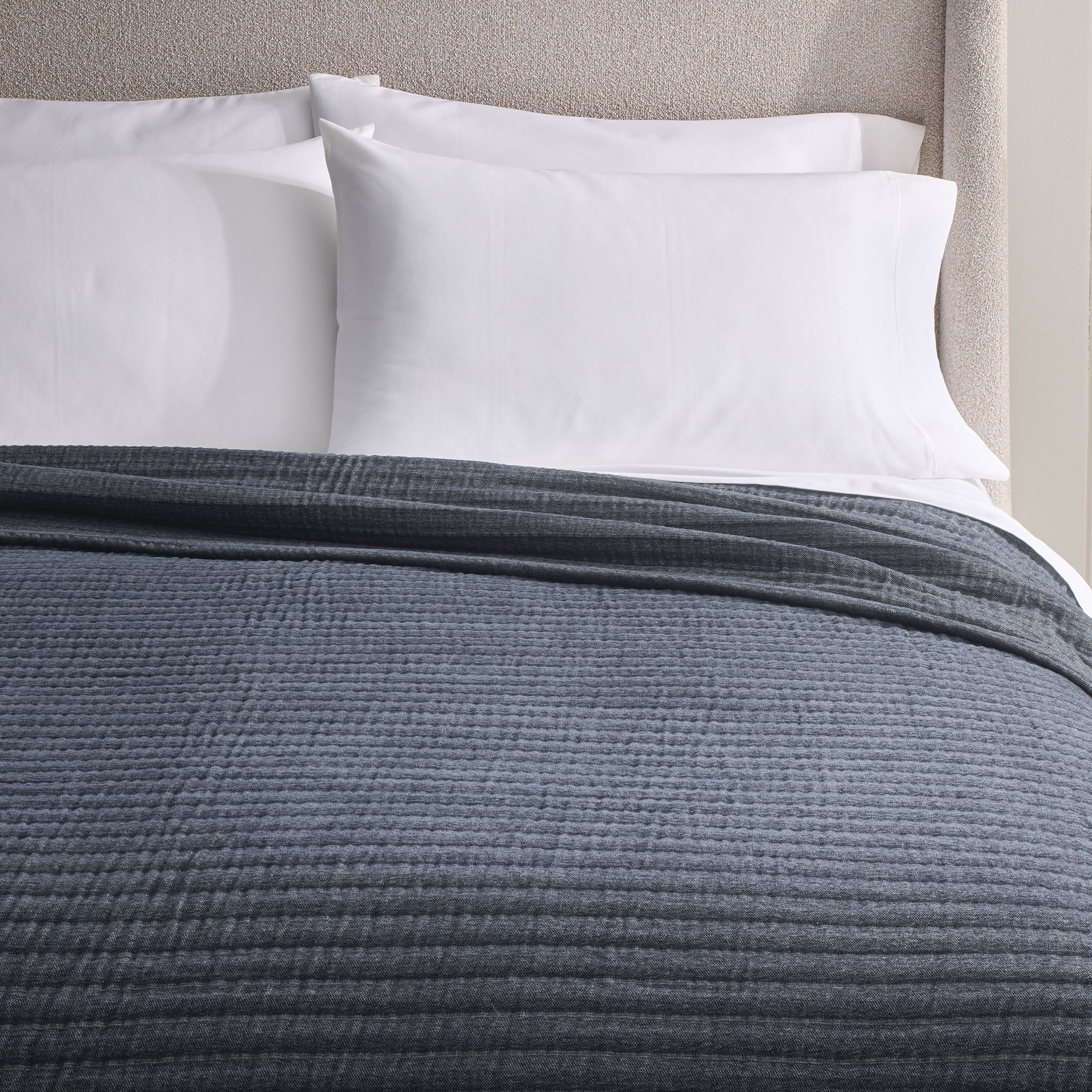 Better Homes & Gardens Greystone Chenille Gauze Bed Blanket, Full/Queen Size, 90 x 92 in