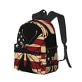 thumbnail image 2 of Picia Patriotic USA Butterfly Art Large Capacity Backpack Classic Style Backpack Casual Backpack Water-Resistant School Work Travel Outdoor Backpack, 2 of 8