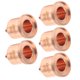 thumbnail image 4 of Boquilla de plasma Eujgoov de cobre, 5 uds, Boquilla de cobre rojo de plasma, puntas de antorcha de corte, consumibles, equipo de soldadura 120927 Amonsee NO, 4 of 6