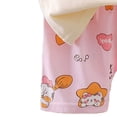 thumbnail image 5 of NAISIBABY Kids Girls Outfit, Graphic Ruffles Short Sleeve T-Shirt and Shorts 2-Piece Summer Casual Clothing Set Beige 5T, 5 of 5