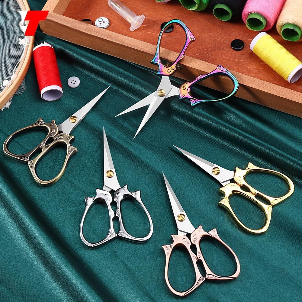 Embroidery Scissors Sharp Sewing Crochet Scissors, All Purpose For Sewing, Cross Stitching, Crafts, Arts & Crafts Handmade DIY Tools