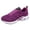 Purple, variant on Rokment Womens Running Shoes Comfortable Orthopedic Air Cushion Trainers Breathable Mesh Gym Fitness Non Slip Work Fashion Sneakers Black Size 6