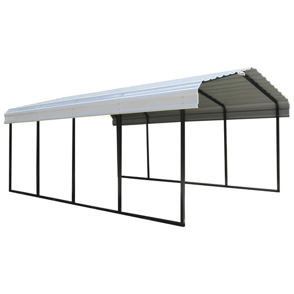Arrow 20 x 12 x 7 ft Eggshell Carport