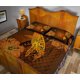 thumbnail image 5 of Hawaiian Whale Swim Hibiscus Juego de Cama Colcha Polinesia - Naranja, 5 of 5