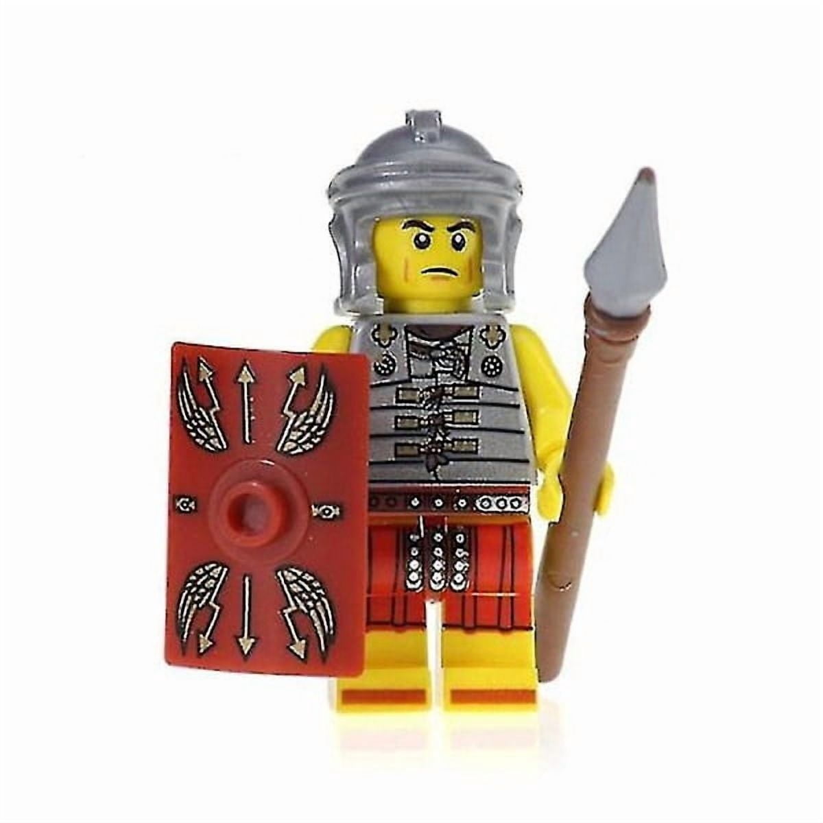 Roman Centurion Soldier Building Block Set – 21-Piece Historical Army Toy Collection