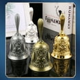 thumbnail image 4 of Billuyoard Campana de servicio Construcción de metal duradero Anillo transparente Asistencia al cliente Campanas multiusos para manualidades Kits de decoración para fiestas Oro, 4 of 5