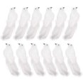 thumbnail image 1 of Paquete de 12 pájaros cardinales de Navidad, pájaro de espuma de simulación Artificial, pájaros blancos con Clip, adorno para árbol de Navidad, decoración artesanal DIY Fason WMZL-2260, 1 of 7
