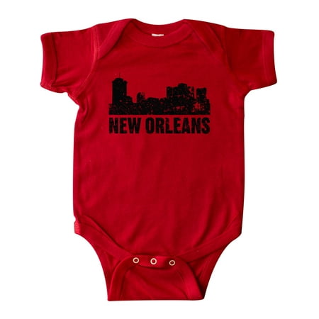 

Inktastic New Orleans Skyline Grunge Gift Baby Boy or Baby Girl Bodysuit