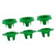 thumbnail image 1 of Protector compacto para cabezal de aspersor de césped, ideal para riego exterior. 6 piezas, 1 of 9