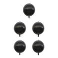 thumbnail image 2 of Inteprter Globos redondos Película de aluminio Superficie lisa Globo de la casa Arreglo de ambiente de 22 pulgadas Accesorios para fotos para bebé Negro Type2 NO2 Inteprter CBP360248, 2 of 5