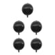 thumbnail image 3 of Bewildely Globos redondos Película de aluminio Superficie lisa Globo de la casa Arreglo de ambiente de 22 pulgadas Accesorios para fotos para bebé Negro Type2 NO2 Bewildely CBP360248, 3 of 5