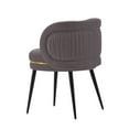 thumbnail image 6 of Manhattan Comfort Kaya Dining Chair with Solid Wood Frame in Gray, 6 of 7
