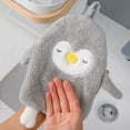 thumbnail image 3 of 2 pcs Baby Hand Towel Cartoon Animal Rabbit Plush Kitchen Soft Hanging Bath Wipe Towel, 3 of 5