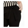 thumbnail image 3 of BAR III Womens Black Straight leg Pants Plus 1X, 3 of 4