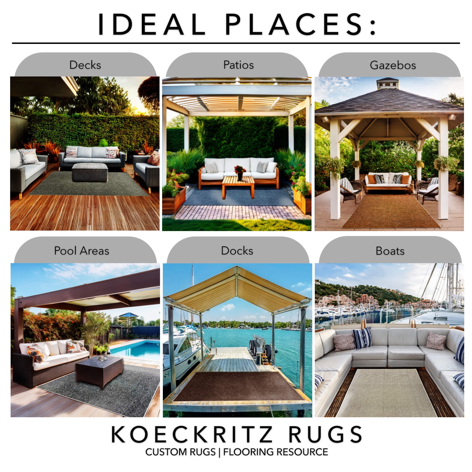 Koeckritz Rugs Gunmetal 2' x 10' Standard Area Rug for Indoor or Outdoor Living Spaces