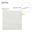 thumbnail image 2 of Uxcell 100Pack Cabinet Door Bumpers Small Self-Adhesive Clear Rubber Feet 10x2mm, 2 of 4