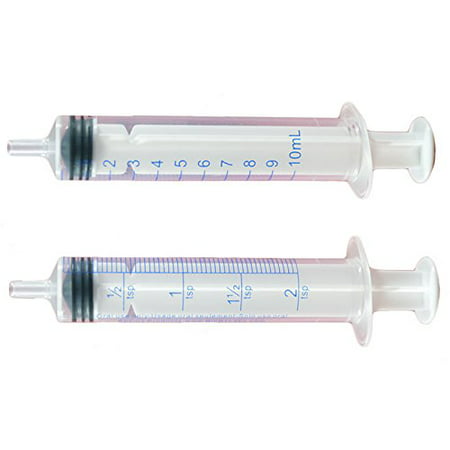 Sponix BioRx Oral Syringe - 10 mL - Best for dispensing liquids and oils - Individually Wrapped - 100